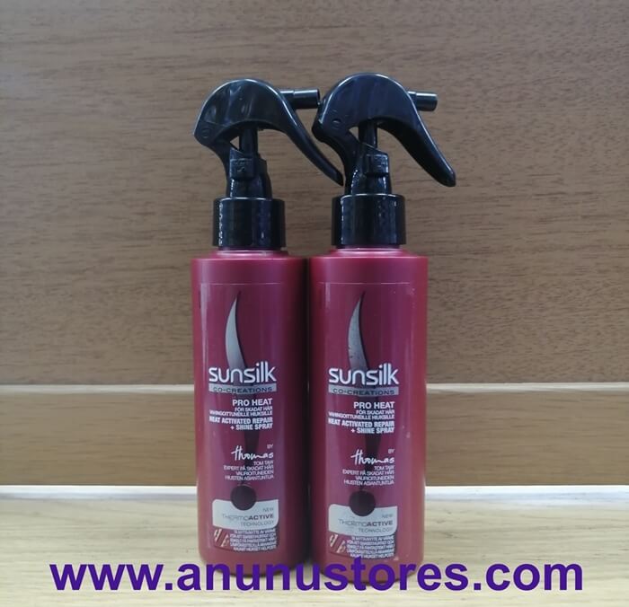 Sunsilk Heat Activated Repair& Shine Spray - 2 x 150ml